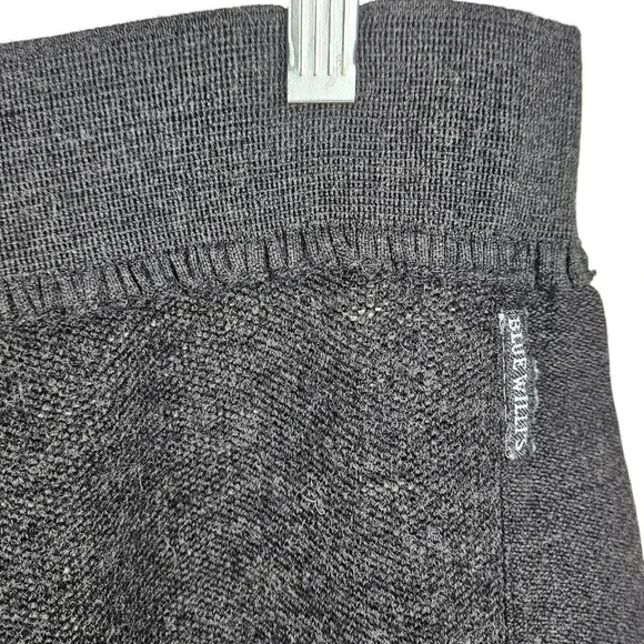 Blue Willis Dark Gray Wool Elastic Skirt Made in Denmark Size Large - Picture 2 of 9